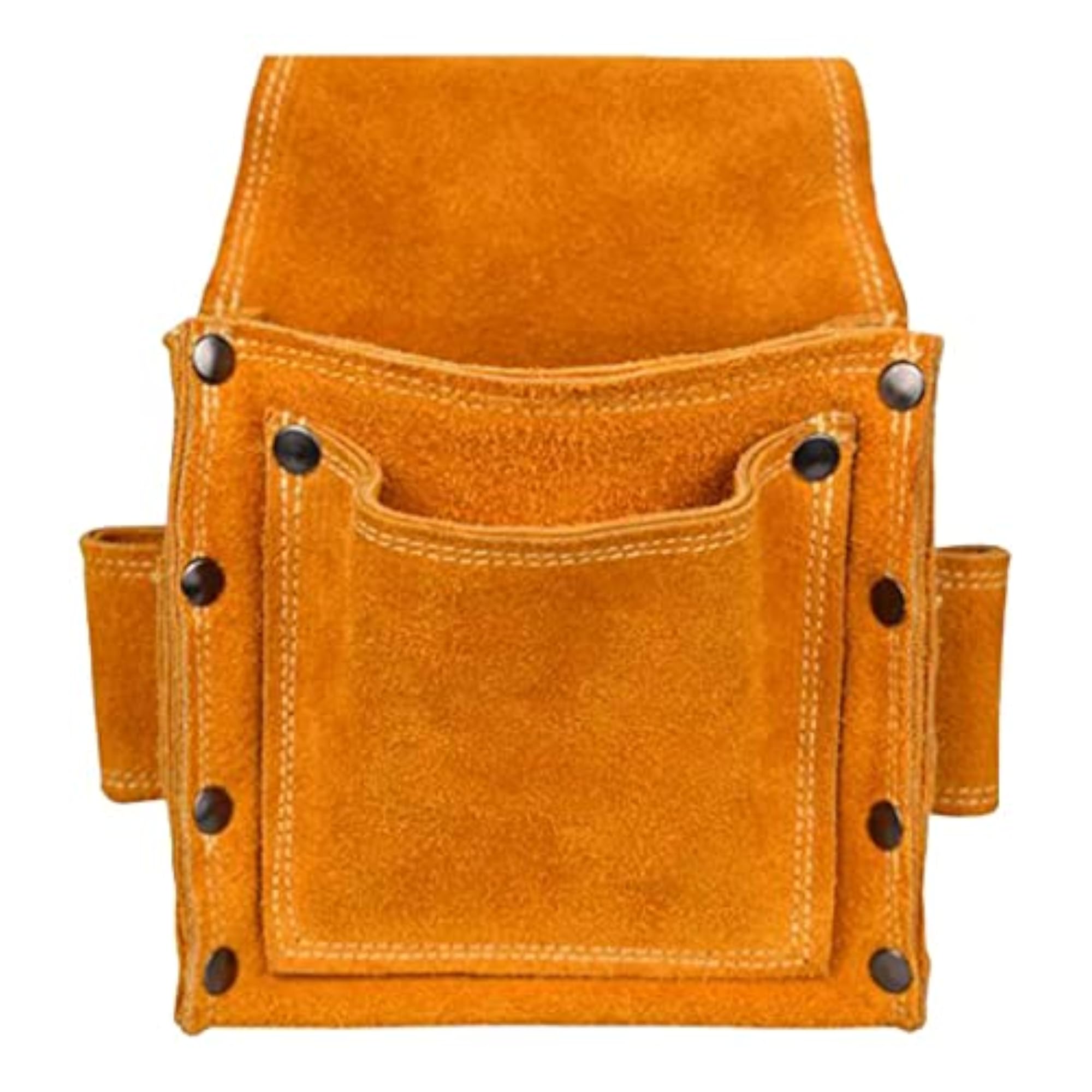 Multi-Purpose Carpenter Yellow Cowhide Tool Pouches